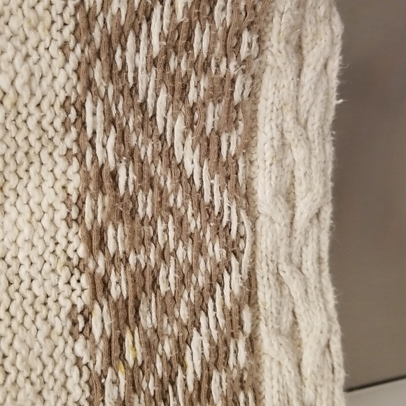 💕FREE PEOPLE💕 Poncho Style Kangaroo Pocket Tunic Hoodie ~ Tribal Aztec Medium - Picture 6 of 9